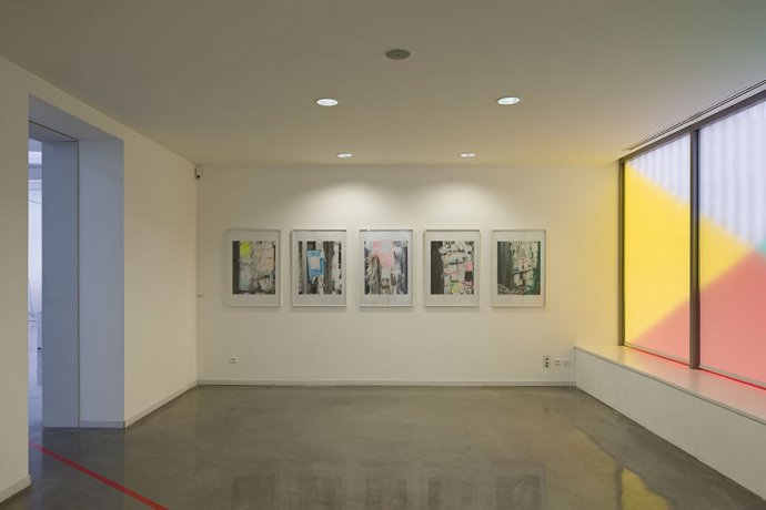 "Architecture en lignes", Vue de l'exposition au Mrac, Sérignan, 2010. Photographie Jean-Paul Planchon.