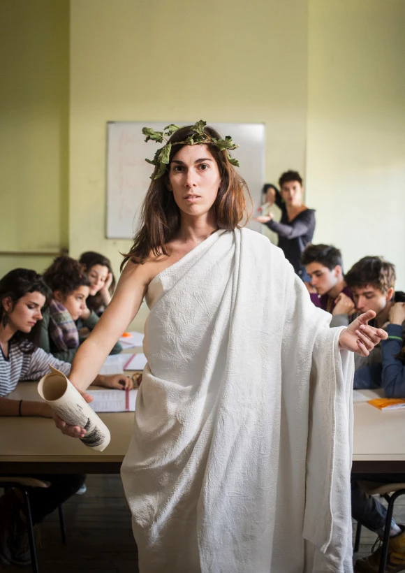 "C'est quoi le théâtre ?" En partenariat avec la Scène de Bayssan. 