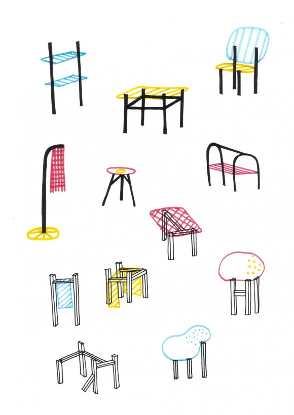 Mes vacances au musée.<br> "Formes & Structures", atelier par l'artiste Gharib M'zouri