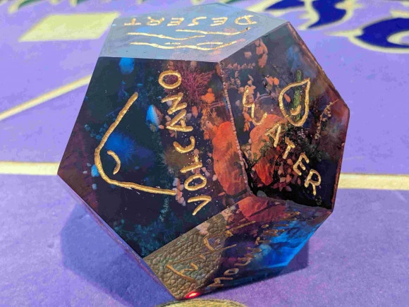 "Sur un coup de dés !", atelier de l'artiste Marie Havel