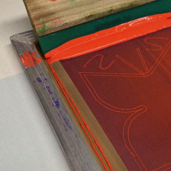 "Papillons en sérigraphie", atelier de l'artiste Julie Legrand