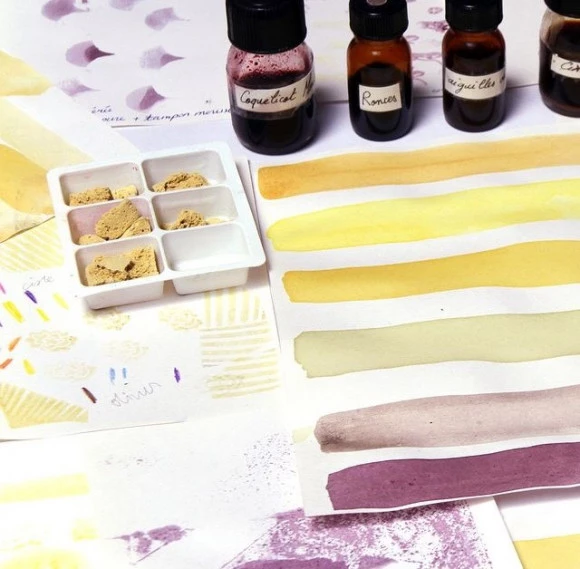 Initiation à la fabrication d'encres végétales avec l'artiste Émilie Fayet