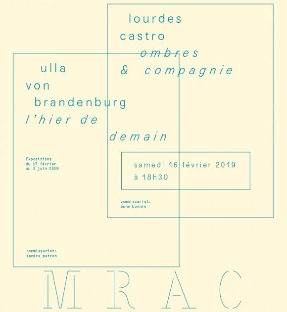 Vernissage des expositions "Ombres & Compagnie" de Lourdes Castro et "L'hier de demain" de Ulla von Brandenburg