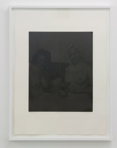Ida Tursic & Wilfried Mille, "Vintage II", 2008. Intaglio sur papier Arches, 76 x 56 cm. Édition 2/13. Collection Mrac Occitanie, Sérignan. Photo Jean-Paul Planchon.