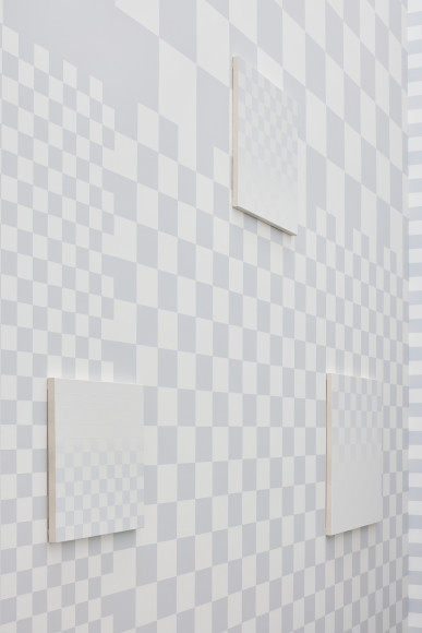 Philippe Decrauzat," There is always a background", 2025, copyright Galerie Nara Roesler.