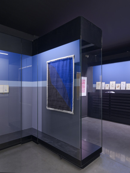 Armelle Caron, vue de l'exposition « Le ressac des cahiers jaunes », Mrac Occitanie, Sérignan, 2025. Photo : Aurélien Mole