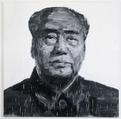 Yan Pei-Ming, "Portrait de Mao", 2003, Huile sur toile, 250 x 250 cm, collection les Abattoirs Musée – Frac Occitanie Toulouse © Adagp, Paris, 2026 ; crédits photogr. André Morin