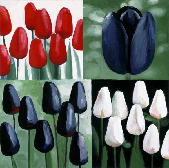 Carole Benzaken, "Duc de Wellington", 1993, acrylique sur toile, 200 x 200 cm, collection les Abattoirs Musée – Frac Occitanie Toulouse © Adagp, Paris, 2026 ; crédits photogr. René Sultra