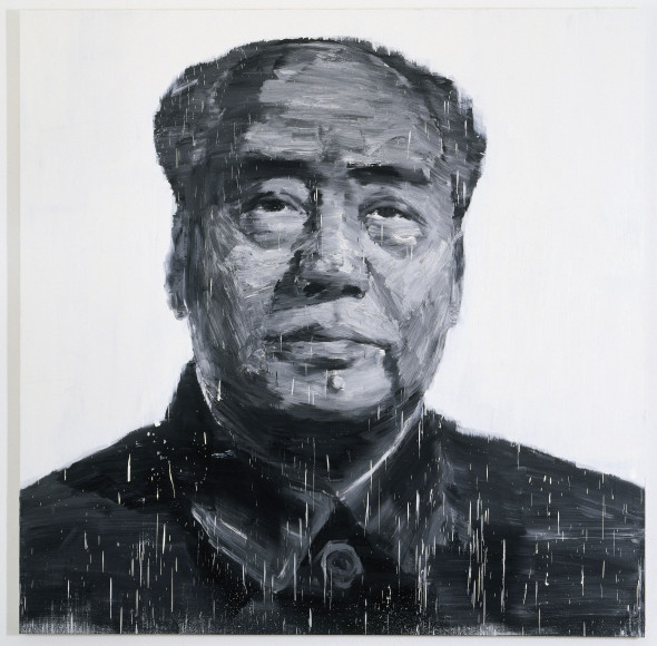 Yan Pei-Ming, "Portrait de Mao", 2003, Huile sur toile, 250 x 250 cm, collection les Abattoirs Musée – Frac Occitanie Toulouse © Adagp, Paris, 2026 ; crédits photogr. André Morin