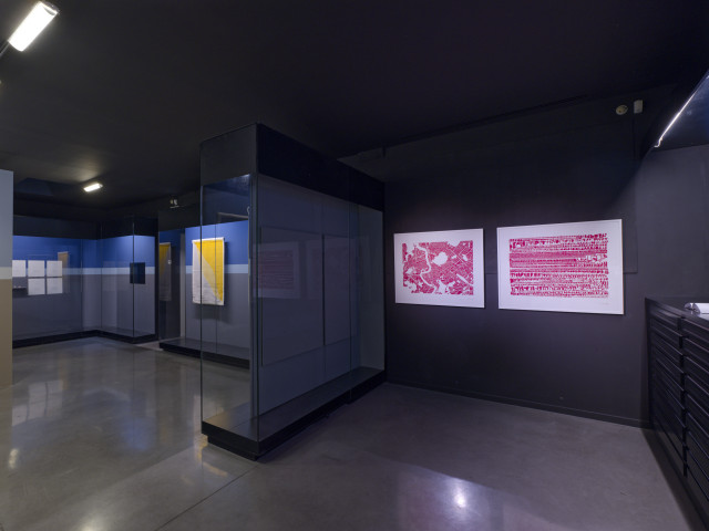 Armelle Caron, vue de l'exposition « Le ressac des cahiers jaunes », Mrac Occitanie, Sérignan, 2025. Photo : Aurélien Mole