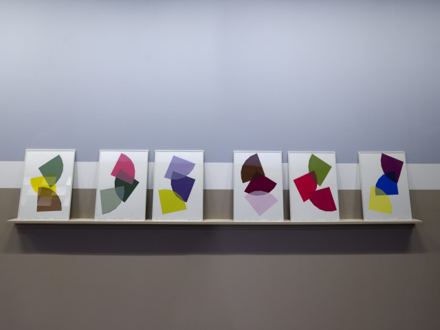 Armelle Caron, vue de l'exposition « Le ressac des cahiers jaunes », Mrac Occitanie, Sérignan, 2025. Photo : Aurélien Mole