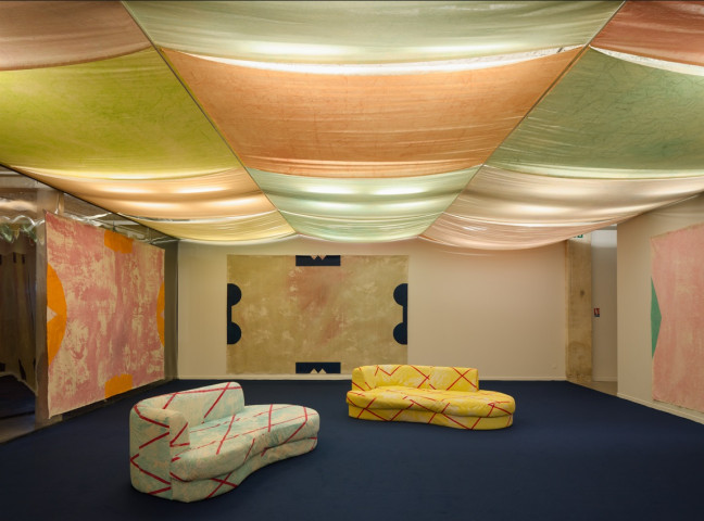 Anna Meschiari, vue de l'exposition « Les dormeur.euse.x.s », Mrac Occitanie, Sérignan, 2025. Photo : Aurélien Mole