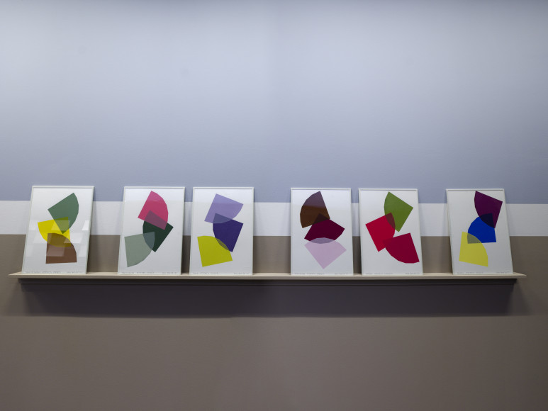 Armelle Caron, vue de l'exposition « Le ressac des cahiers jaunes », Mrac Occitanie, Sérignan, 2025. Photo : Aurélien Mole