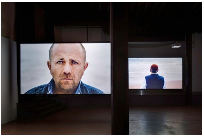 Vue de l'exposition MAdRE, à Castello Di Rivoli, Turin (Italie), 2014 Sophie Calle, Voir la mer (détail), 2011 © Sophie Calle / ADAGP, Paris 2024. Courtesy Galerie Perrotin © Renato Ghiazza