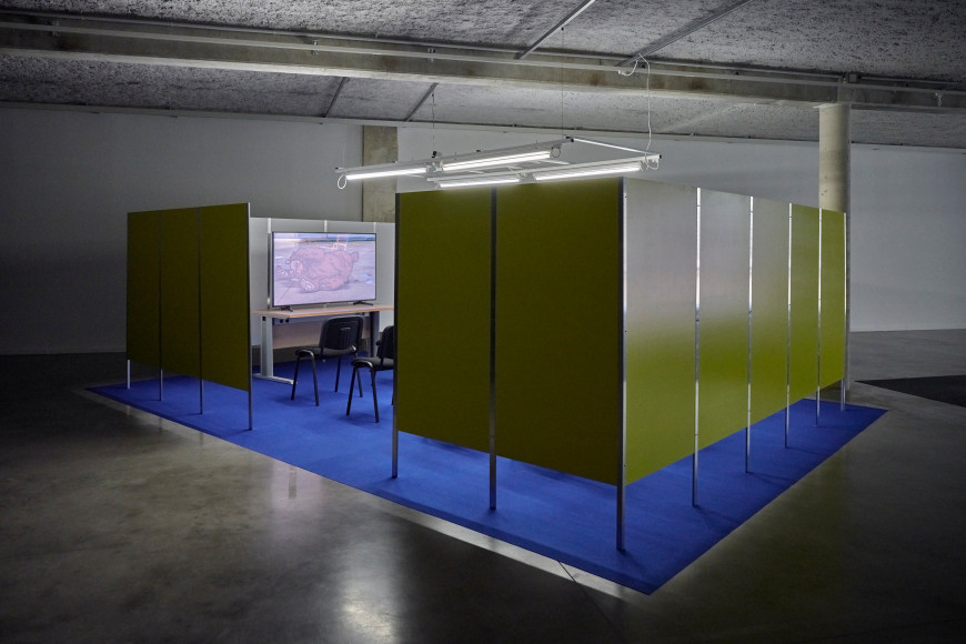 Arnaud Dezoteux, vue de l'exposition « Apprends et rêve », Mrac Occitanie, Sérignan, 2024. Photo : Jean-Christophe Lett.