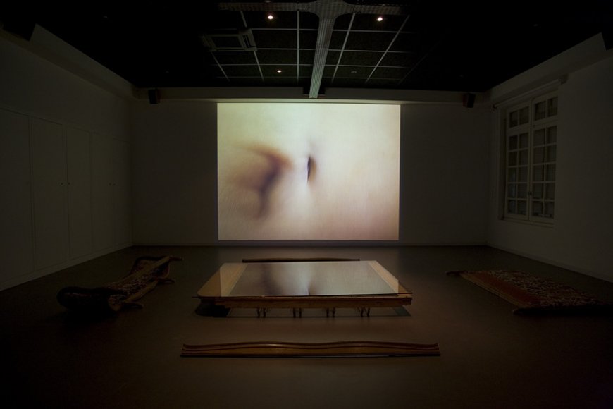 Ragna St. Ingadóttir, "Distortion Intime", 2008. Vue de salle au Mrac, Sérignan. Photographie Jean-Paul Planchon