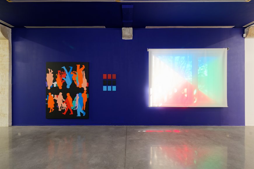 Vue de salle « La vie dans l'espace » au Mrac, Sérignan, 2020. Photographie Aurélien Mole.